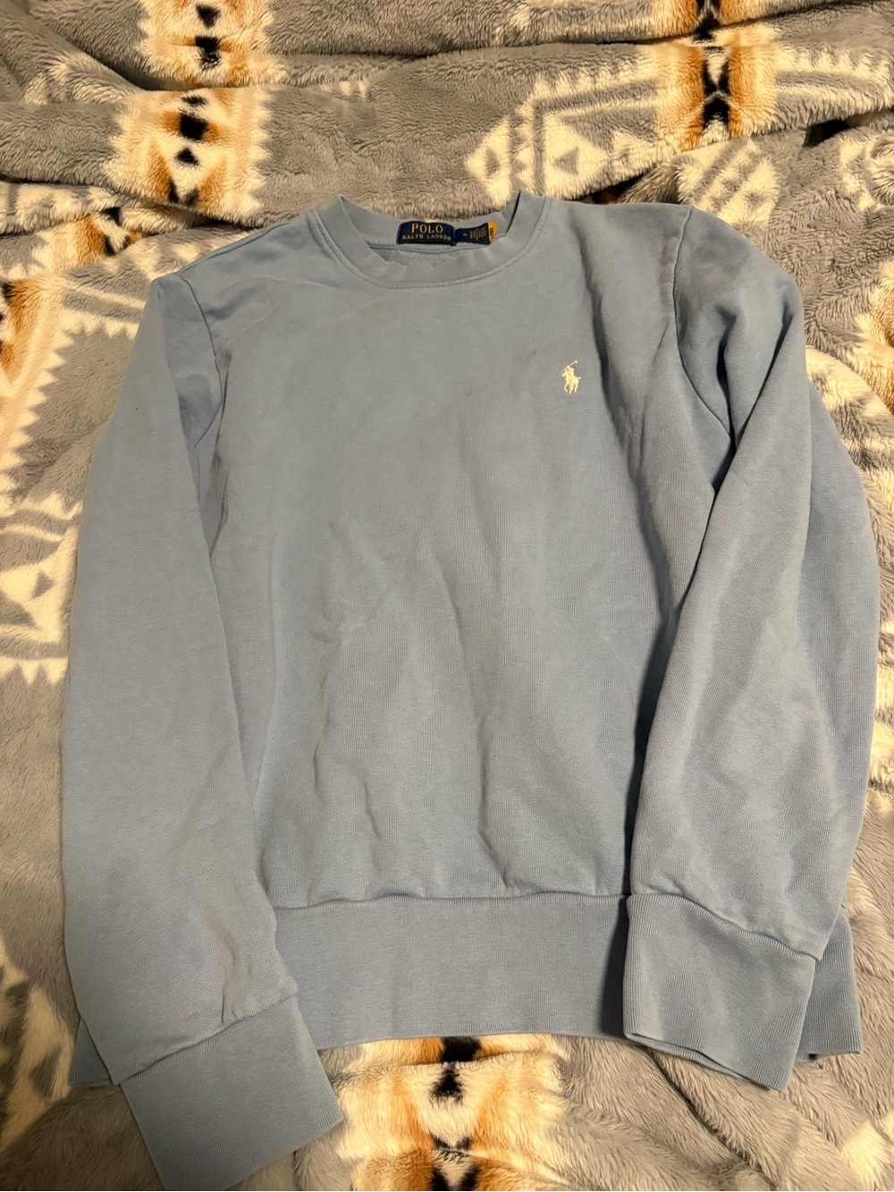 Ralph Lauren Light Blue Crewneck Sweatshirt